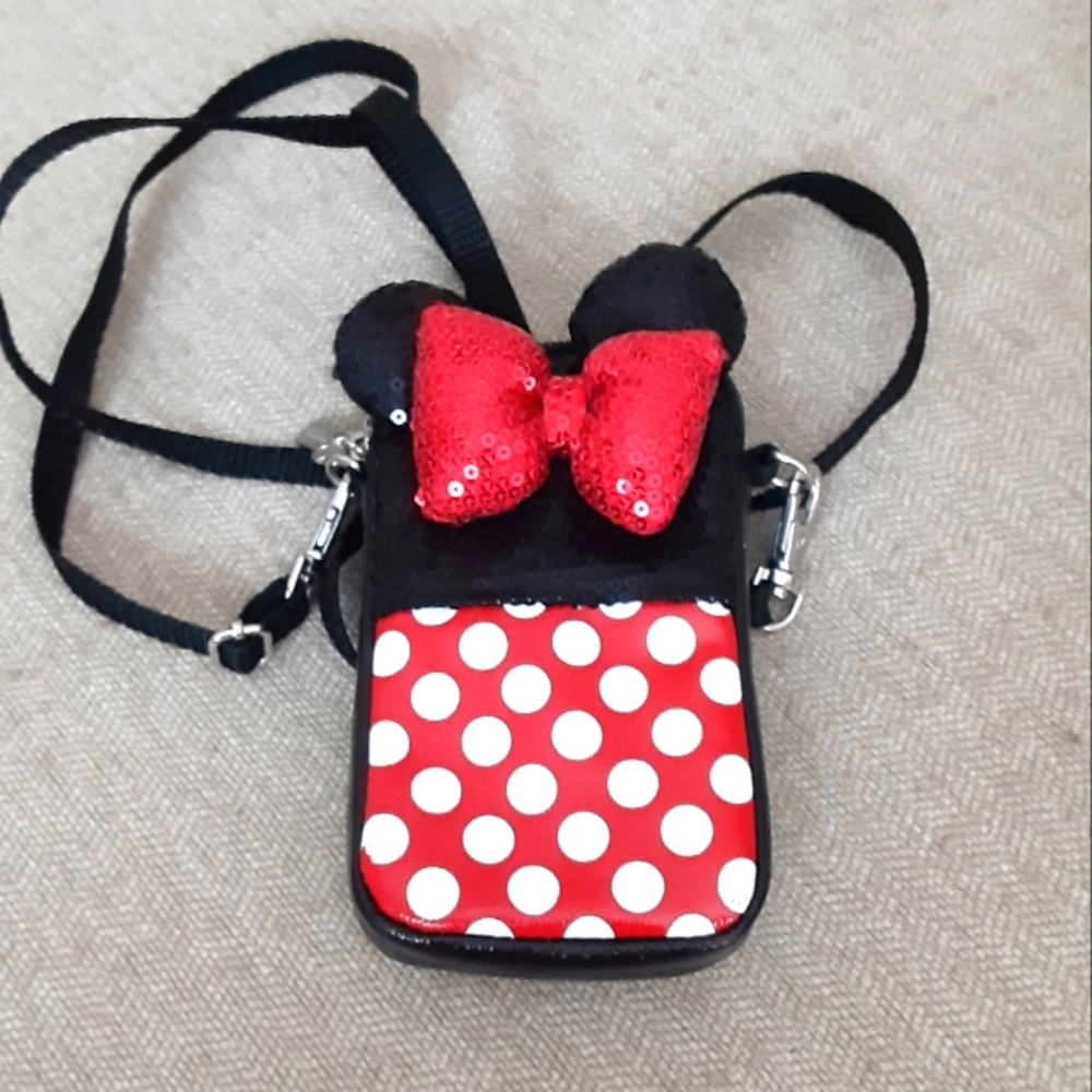 Disney Red and Black Minnie Mouse Crossbody Bag